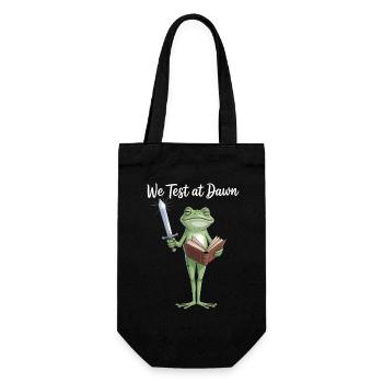 Épée de lecture du Chevalier Grenouille - Sac à bouteille - noir - Devant