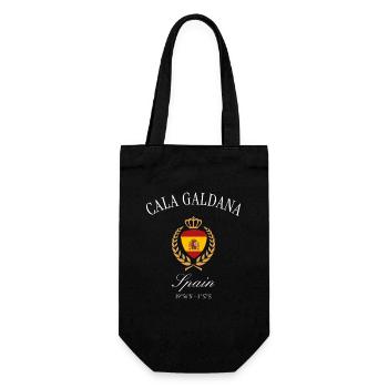 Cala Galdana Menorca Spanien – Reise Souvenir - Geschenkbeutel für Flaschen - Schwarz - Vorne