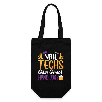 Nail Designer Nail Designer Cosmetics Nail Salon - Gift Bag for Bottles - black - Front