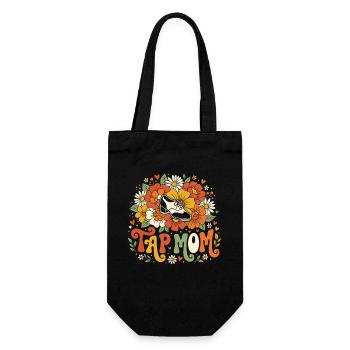 Maman de claquettes Danse claquettes Danse danse de claquettes - Sac à bouteille - noir - Devant