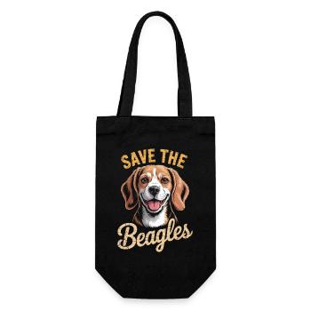 Sauve les Rapetou Beagle Rescue Tee - Sac à bouteille - noir - Devant