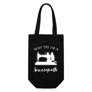 Why Yes I'm a Sexuopath - Gift Bag for Bottles - black - Front