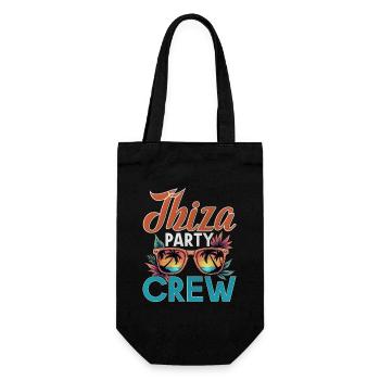Ibiza Crew - Geschenkbeutel für Flaschen - Schwarz - Vorne