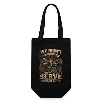 Veterans Day for Democrats - Gift Bag for Bottles - black - Front