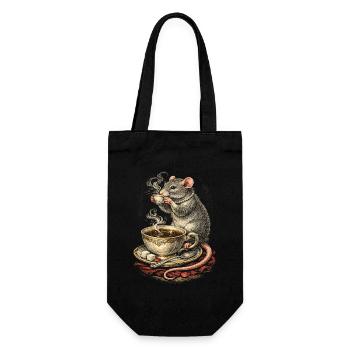 Rat de couleur Rat fantaisie Rat de la grande souris Rat domestique - Sac à bouteille - noir - Devant