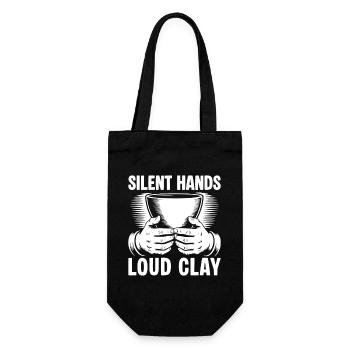 Potiers Artistes, Loud Clay Pottery - Sac à bouteille - noir - Devant