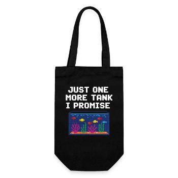 Joueur d’aquarium qui dit poisson - Sac à bouteille - noir - Devant