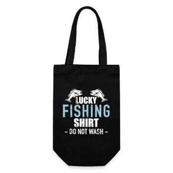 Chemise de pêche porte-bonheur à ne pas laver - Sac à bouteille - noir - Devant