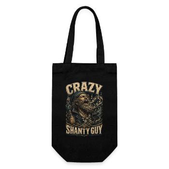 Chanton de chansons marines Le fou du bilang - Sac à bouteille - noir - Devant