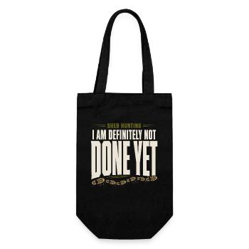 Scale-hunting-scale-hunter-antler-hunting-whitetail - Gift Bag for Bottles - black - Front