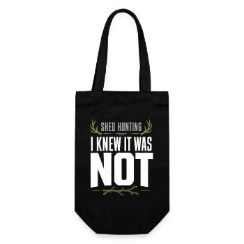 Scale-hunting-scale-hunter-antler-hunting-whitetail - Gift Bag for Bottles - black - Front