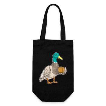 Duck Coffee Mug - Gift Bag for Bottles - black - Front