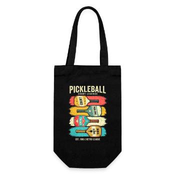 C’était drôle, c’était sorti ? Ramete de pickleball rétro - Sac à bouteille - noir - Devant