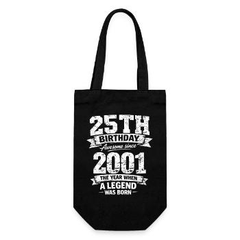 25e anniversaire 2001 Legend Vintage Design - Sac à bouteille - noir - Devant