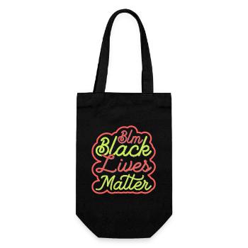 Black Lives Matter Civil Rights Equality Movement - Gift Bag for Bottles - black - Front