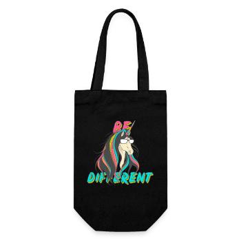 Fête de nerds de la licorne Be Different - Sac à bouteille - noir - Devant
