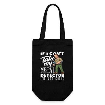 Je ne vais pas sans mon détecteur de métaux - Sac à bouteille - noir - Devant