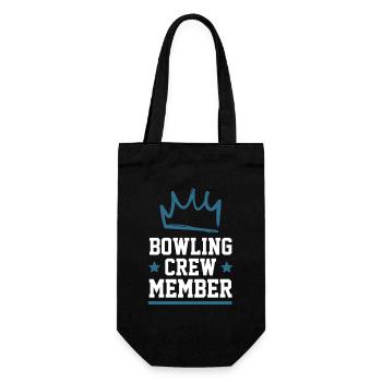 Bowling Crew - Gift Bag for Bottles - black - Front