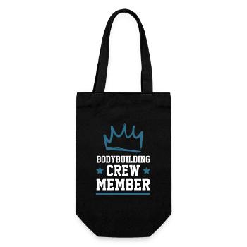 Bodybuilding Crew - Geschenkbeutel für Flaschen - Schwarz - Vorne