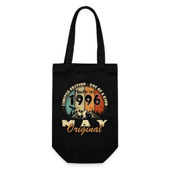 Cadeau du 30e anniversaire Original mai 1996 - Sac à bouteille - noir - Devant