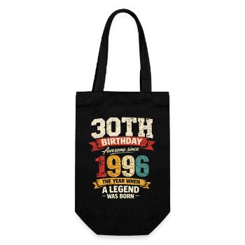 30 Ans Anniversaire Légende 1996 - Vintage - Sac à bouteille - noir - Devant