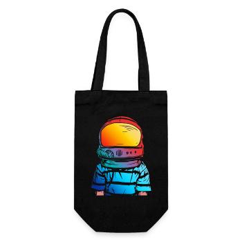 Astronaut Dream Gift for Kids - Gift Bag for Bottles - black - Front