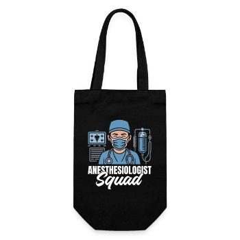 Anesthesiologist Squad Anesthesia - Gift Bag for Bottles - black - Front