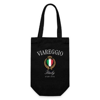 Couronne d’armoiries de Viareggio Italie – Souvenir de voyage - Sac à bouteille - noir - Devant
