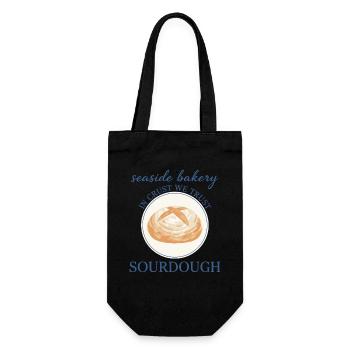 Pain au levain boulanger Baker local Ère - Sac à bouteille - noir - Devant