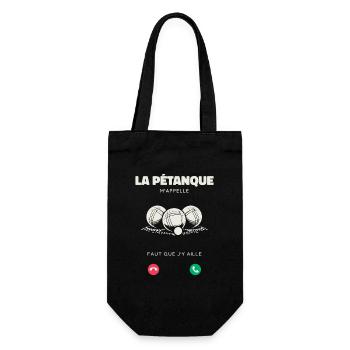 La Pétanque M’Appelle Faut Que J’Y Aille Humour - Sac à bouteille - noir - Devant