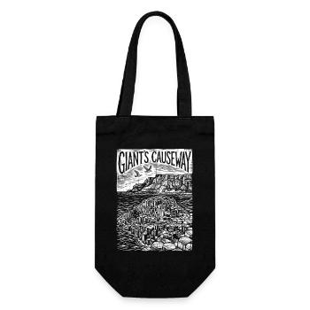Giant's Causeway, Northern Ireland - Gift Bag for Bottles - black - Front