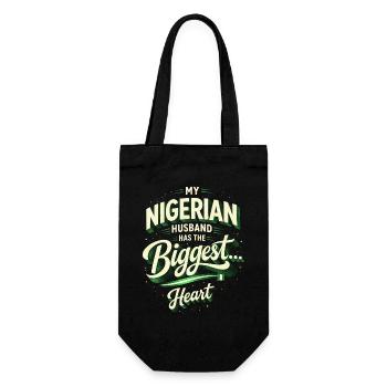 Nigerianischer Ehemann My Nigerian Husband - Gift Bag for Bottles - black - Front