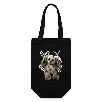 Creepy Voodoo Bunny Dark Art Gothic - Gift Bag for Bottles - black - Front