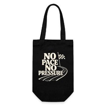 Pas de rythme, pas de pression - Sac à bouteille - noir - Devant