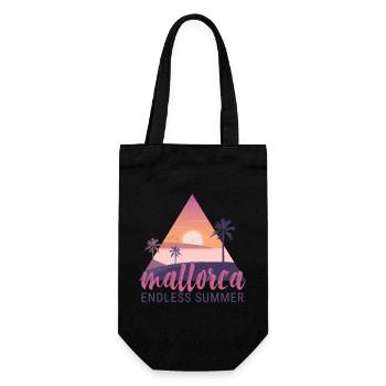 Mallorca Endless Summer Sunset - Geschenkbeutel für Flaschen - Schwarz - Vorne