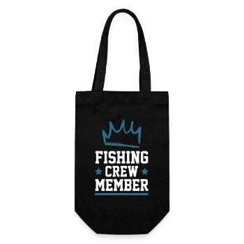 Fishing Crew - Geschenkbeutel für Flaschen - Schwarz - Vorne