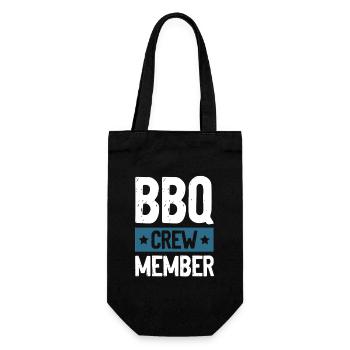 Bbq Crew - Geschenkbeutel für Flaschen - Schwarz - Vorne
