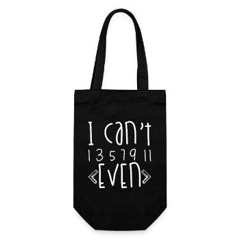 Je n’y arrive même pas - Sac à bouteille - noir - Devant
