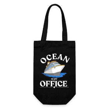 T-shirt Ocean Is My Office – Vacances de la vie de croisière. - Sac à bouteille - noir - Devant