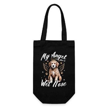 Goldendoodle Dog Breed - Gift Bag for Bottles - black - Front