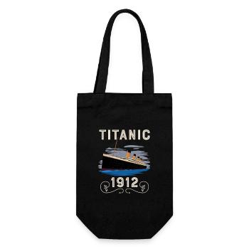 Titanic Vintage Design Titanic Expert Titanic Boys - Sac à bouteille - noir - Devant