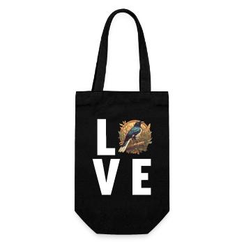 Magpies Magpie - Gift Bag for Bottles - black - Front