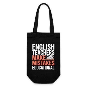 ESL Teacher English Teacher Make Teaching Career - Geschenkbeutel für Flaschen - Schwarz - Vorne