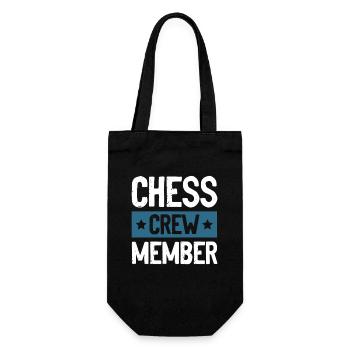 Chess Crew - Gift Bag for Bottles - black - Front