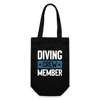 Diving Crew - Gift Bag for Bottles - black - Front