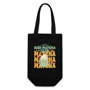 Join The Iced Matcha Club Matcha Matcha Matcha Tea - Gift Bag for Bottles - black - Front