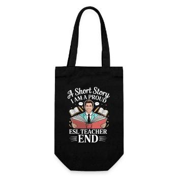 Enseignant d’ESL Une nouvelle : Je suis éducateur de langues - Sac à bouteille - noir - Devant
