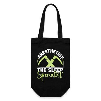 Anesthesiologist The Sleep Specialist Anesthesia - Gift Bag for Bottles - black - Front