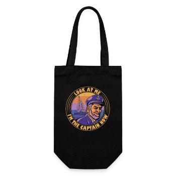 Regarde-moi, je suis le capitaine maintenant Sailor Sail Crew - Sac à bouteille - noir - Devant