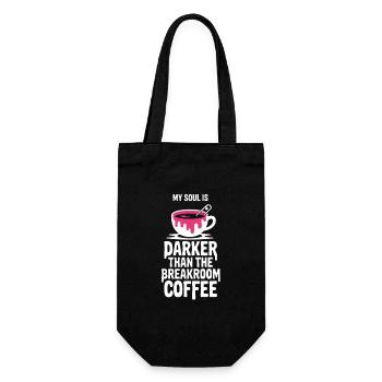 Darker Than Breakroom Coffee - Gift Bag for Bottles - black - Front